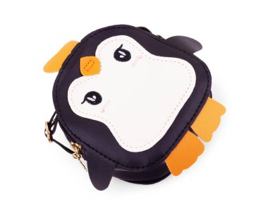 Deri kadın çanta üzerinde beyaz izole