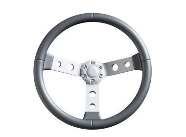 Direksiyon simidinin görüntüsü 3d izole edildi