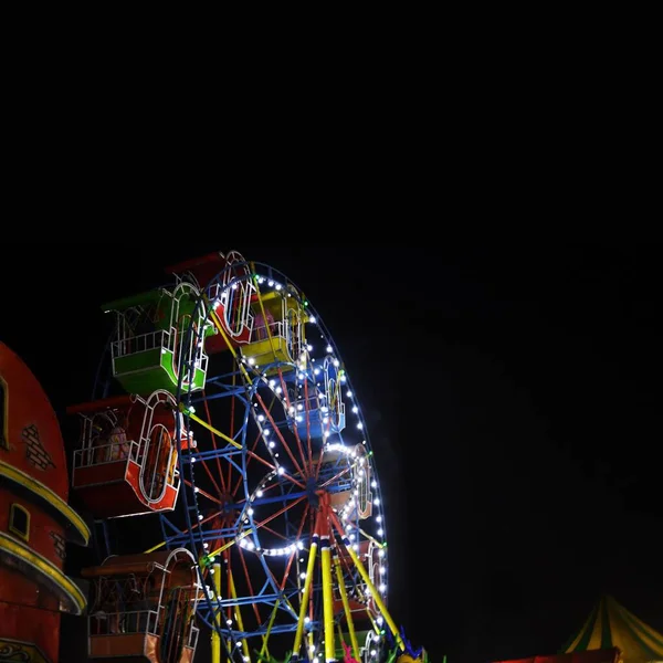 Targ Ferris Wheel Sampang Indonezja — Zdjęcie stockowe