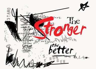 Şehir tipografisi hipster sokak sanat graffiti sloganı. Grafik tişört için neon sprey etkisi, tişört izi desenleri, harf neonlu tişört, sweatshirt, poster ve diğerleri için tişört desenleri.