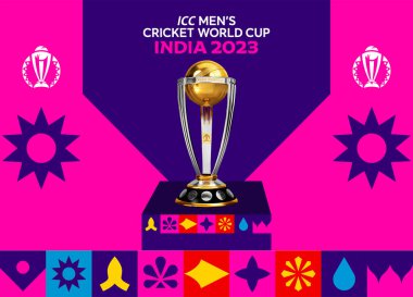 Kriket Vektörü arkaplan kalıbı 2023