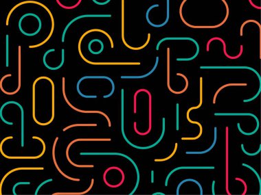 Modern renkli geometrik şekiller, geometri grafikleri ve soyut vektör arkaplanı 