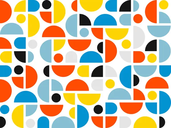 Modern renkli geometrik şekiller, geometri grafikleri ve soyut vektör arkaplanı 