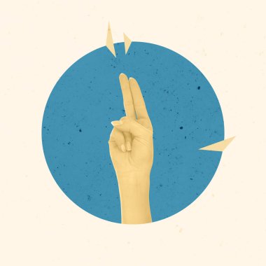 Yeşil Enerji El Montajı. Modern Moda Yaratıcı Sanat Kolajı. Reklam Posteri Poster Posta Kartı Pilotu. Doku Kopya Arkaplanı Uzay Tasarımı. Retro Vintage Pastel Renkleri.