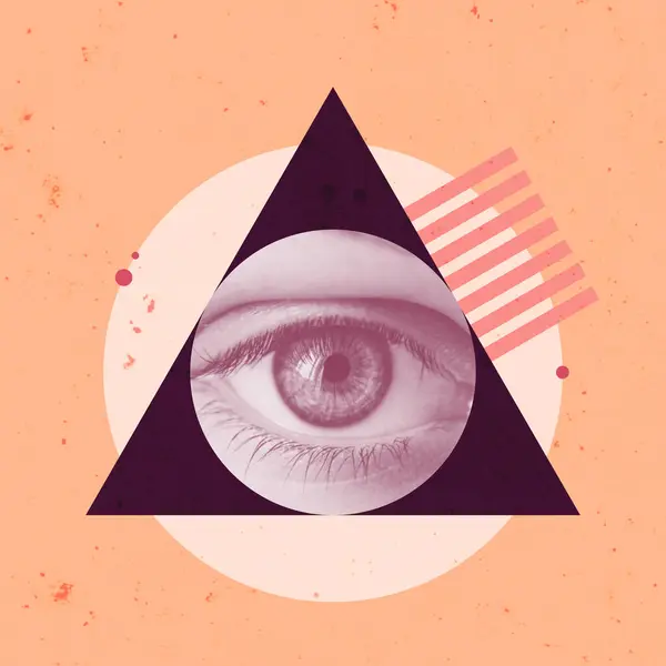 Retro Renkler Yaratıcı Sanat Kolajı. Poster Flyer Banner Tasarımı. Geometrik Çizim Sanatı. Klasik Ogange Red Pallete. Boşluk Dokusu Arkaplanı Kopyala. PArty Fun Dans Hupnotik. Yeni Modern Biçim