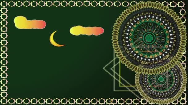 Ramadan Kareem Vagyok Iszlám Háttér Vektor Illusztráció Design Szent Vallás — Stock videók