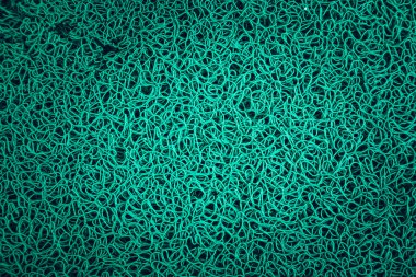 Yeşil sentetik halı deseni, Top view. doku arkaplanı