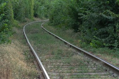 Demiryolu rayları, istasyona giden raylar