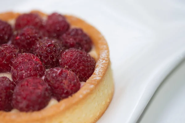 Ahududulu Mini Cheesecake Yakın Plan — Stok fotoğraf