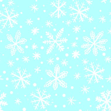 Kar taneleriyle kusursuz bir Noel deseni