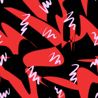 Radikal soyut desenli siyah arkaplan