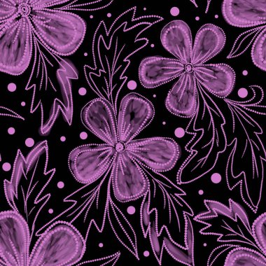 sorunsuz geçmiş ile soyut çiçek