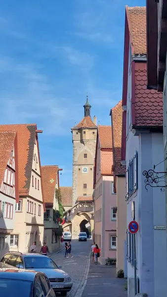 View Old Town City Rotenburg — Stock Photo, Image