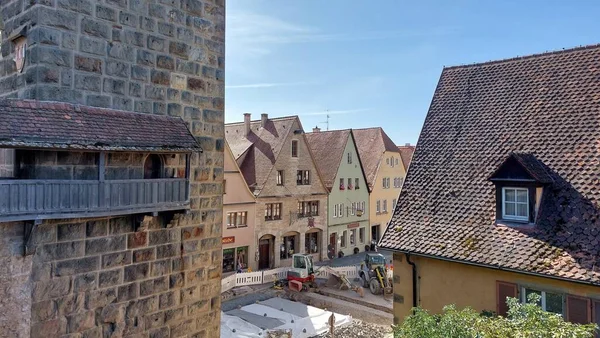 德国罗滕堡老城的景色 — 图库照片