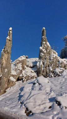 Dağların güzel manzarası