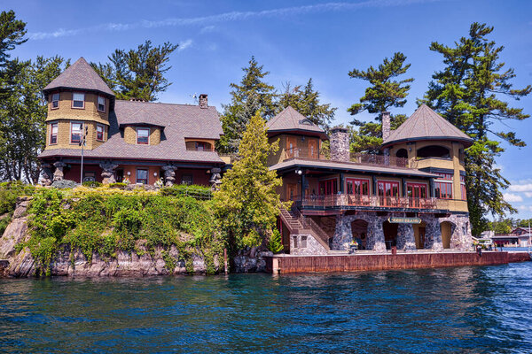 luxury house on the lake, vancouver island, british columbia, canada 