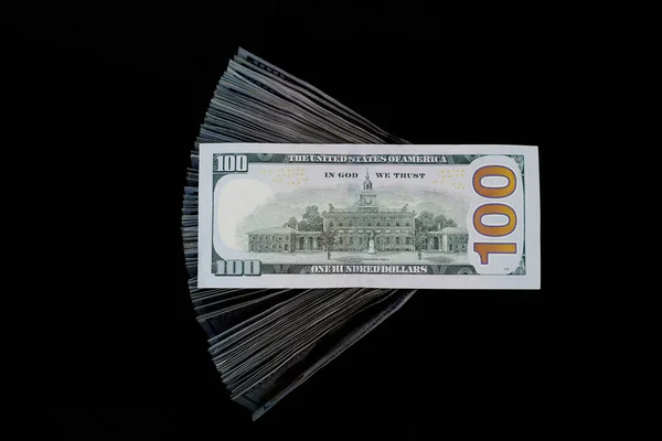 100 Dollár Bankjegyek — Stock Fotó