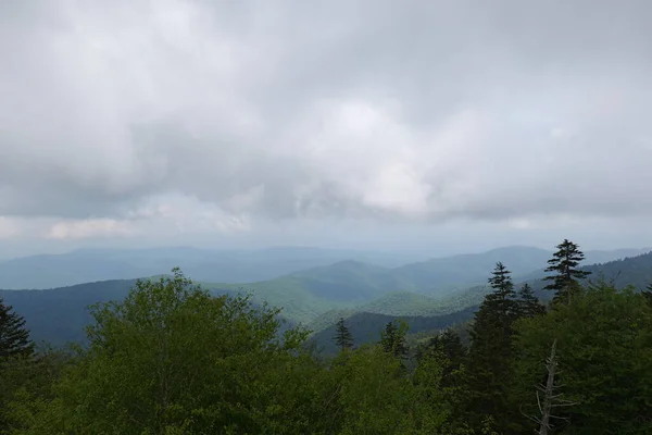 Dumanlı Dağlar Tennessee Kuzey Carolina Güney Carolina Çevresindeki Çeşitli Parklara — Stok fotoğraf