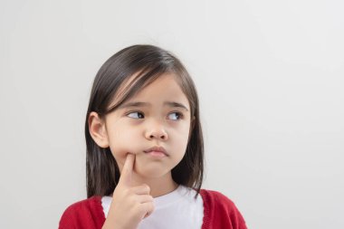 Küçük kız çocuk Asya sevimli