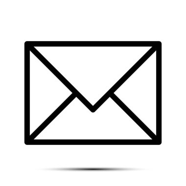 E- posta Simgesi Taslak Vektörü, İleti Simgesi, Gelen Kutusu İşareti, İleti Sembolü, Zarf Özeti Siyah ve Beyaz, Harf Gönderme Vektörü Resimleri