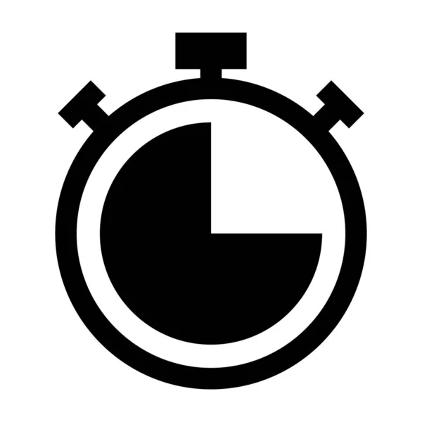 Reloj Cara Vector Plano Reloj Cara Vector Aislado Reloj Pared — Vector de stock