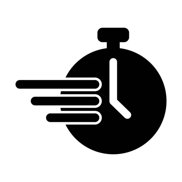 Horloge Visage Vecteur Plat Horloge Visage Vecteur Isolé Horloge Murale — Image vectorielle