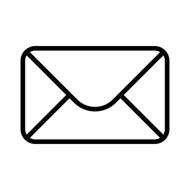 Güncel E- posta Simgesi Vektörü, İleti Simgesi, Posta Simgesi, Gelen İşareti, İleti Sembolü, Zarf Siyah ve Beyaz, İleti Gönderen Vektör Resimleri