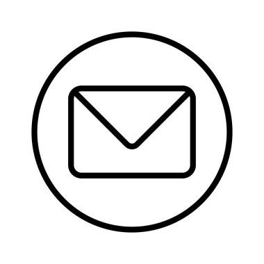 Güncel E- posta Simgesi Vektörü, İleti Simgesi, Posta Simgesi, Gelen İşareti, İleti Sembolü, Zarf Siyah ve Beyaz, İleti Gönderen Vektör Resimleri