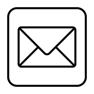 Güncel E- posta Simgesi Vektörü, İleti Simgesi, Posta Simgesi, Gelen İşareti, İleti Sembolü, Zarf Siyah ve Beyaz, İleti Gönderen Vektör Resimleri