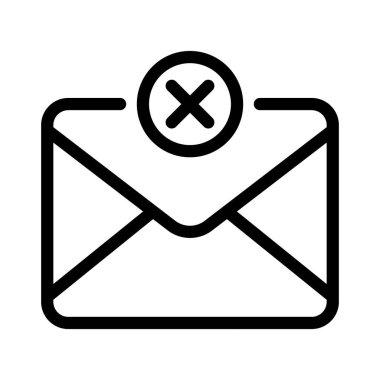 Güncel E- posta Simgesi Vektörü, İleti Simgesi, Posta Simgesi, Gelen İşareti, İleti Sembolü, Zarf Siyah ve Beyaz, İleti Gönderen Vektör Resimleri