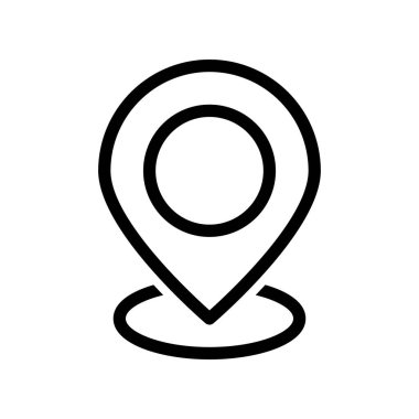 Konum Pin Simgesi, Pin Pointer, GPS Simgesi, Navigasyon Sembolü, Yönlendirme İşareti, Yol Haritası Konumu, İlgili İşaretleri Ara ve Bul, Konum Bulma Vektörü Resimleri