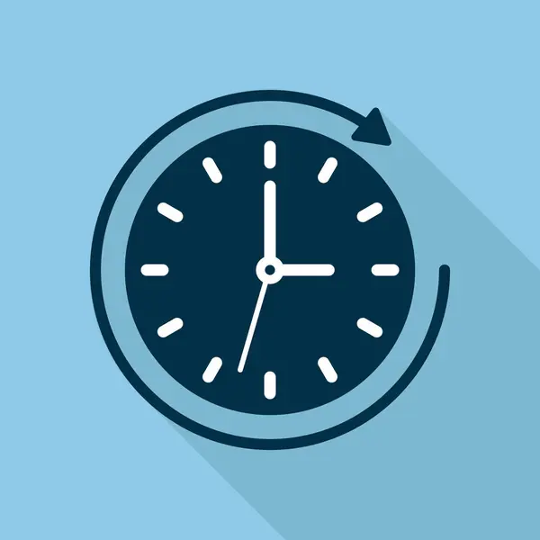 Ρεαλιστικό Ρολόι Διάνυσμα Επίπεδη Ξυπνητήρι Πρόσωπο Διάνυσμα Απομονωμένο Κλασικό Και — Διανυσματικό Αρχείο