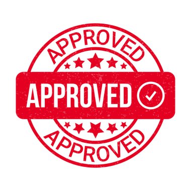 Onaylanmış Kauçuk Damgası, Onaylanmış Simge, Onaylanmış Onaylanmış Simge, Onaylanmış Onay Mührü, Onaylanmış ve Onaylanmış Rozet İşaretli, Onaylanmış İmza,