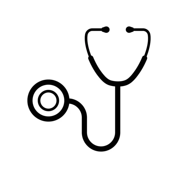 Stethoscope Icon Vector Illustration Medical Doctor Logo Stethosecope Illustration Isolated — Stock Vector