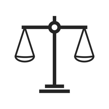 Adalet Hukuku Simgesi, Yargı ve Ceza Sembolü, Adalet ve Yargı İşareti, Mekanik Eski Ölçekli Denge Hattı Simgesi, Hukuk Firması Eşit Haklar Kuralları İllüstrasyonu