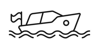 Özet Biçimli Basit Hız Teknesi Simgesi