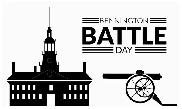 stock vector Bennington Battle Day An American Triumph