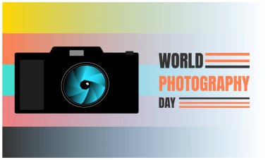 dünya fotoğraf günü, poster ve afiş tasarımı dünya fotoğraf günü için