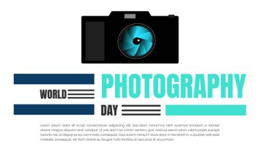 dünya fotoğraf günü, poster ve afiş tasarımı dünya fotoğraf günü için