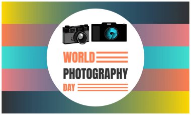 dünya fotoğraf günü, poster ve afiş tasarımı dünya fotoğraf günü için