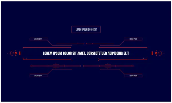 stock vector Sci fi HUD Interface templet design