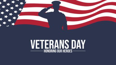 Gaziler Günü. Onur kahramanları, tatil konsepti. Arkaplan, afiş, kart, metin yazımlı poster şablonu.