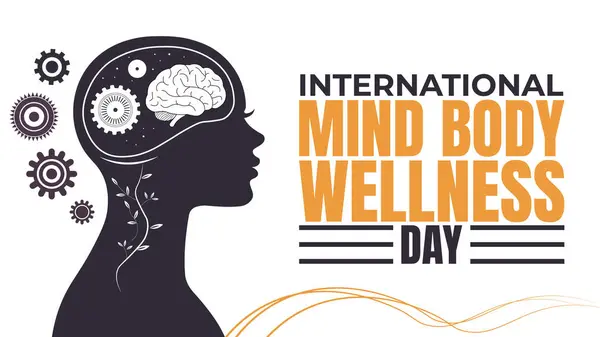 Uluslararası Zihin Sağlığı Günü. 3 Ocak. Banner, Tebrik Kartı, Poster Arkaplanı İçin Şablon