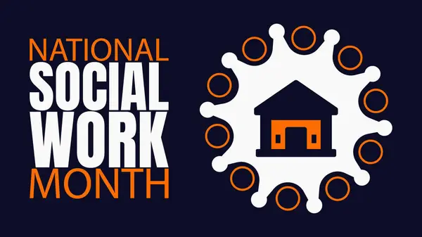 Ulusal sosyal hizmet ayı afişi sosyal hizmet görevlilerini onurlandırdı