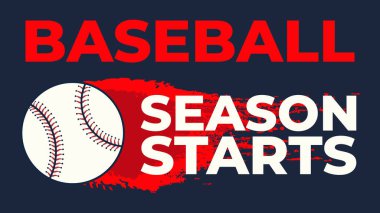 Opening Day Excitement, The Start of Baseball Season clipart