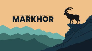 Uluslararası Markhor Farkındalık Günü Posteri