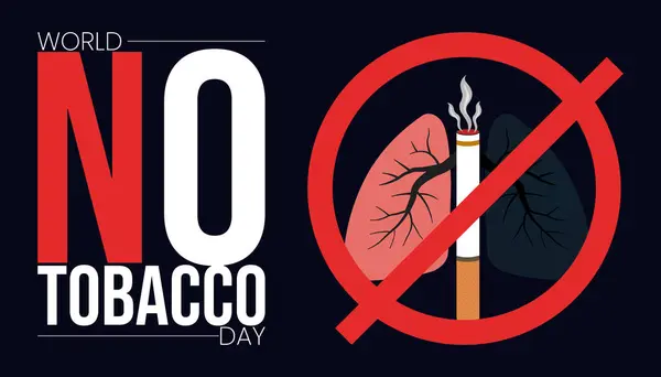 Dünya Tütünsüz Gün Farkındalık Posteri Şablonu