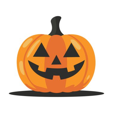 Jack O Lantern Cadılar Bayramı Balkabağı Vektör İllüstrasyonu