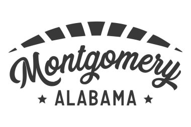 Montgomery, Alabama Senaryo Arch Vektörü