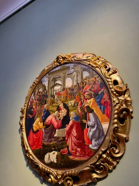 Adorazione Dei Magi Domenico Ghirlandaio — Stock fotografie